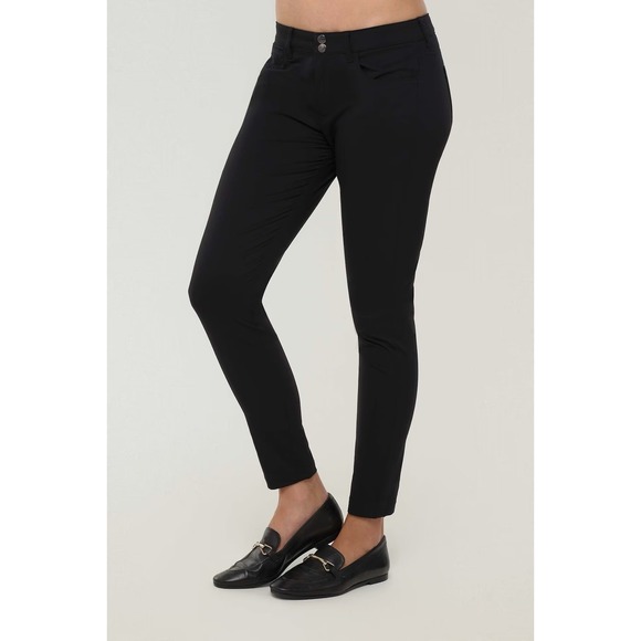 Anatomie Luisa Black Womens Athletic Travel Lifestyle Pants Size Small Slim - Picture 2 of 9